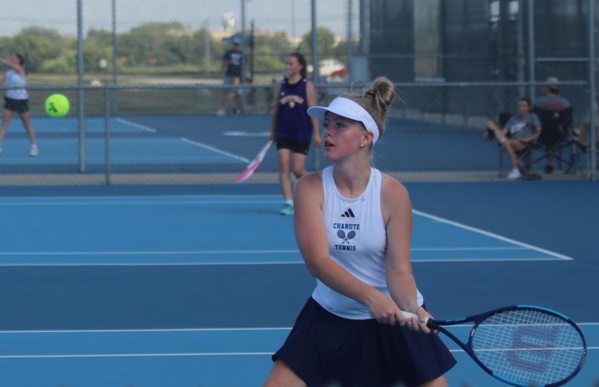 Chanute JV tennis team battles through heat at home tournament